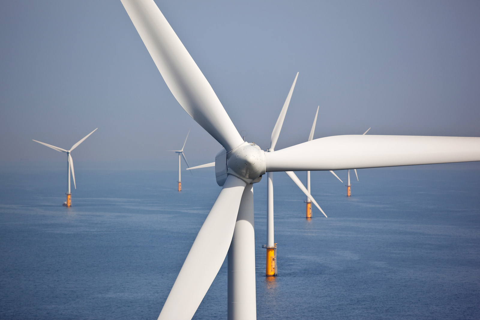 Offshore wind turbines at sea — WeBridge homepage